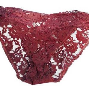 PANTIES, LADIES X-LARGE, DARK GRAPE, BIKINI, HIGH CUT LEGS, SIDES 2 1/2 INCHES,